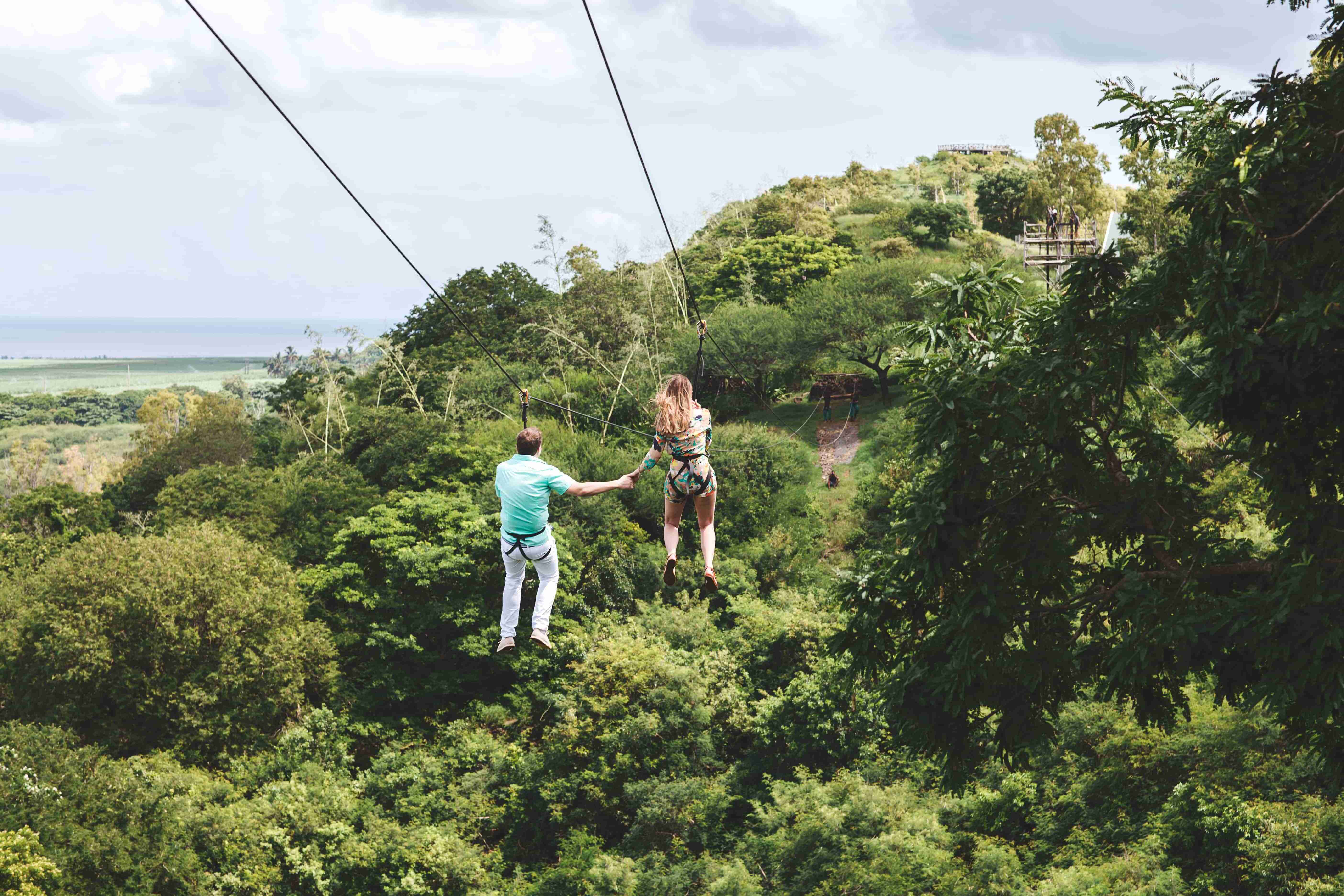 Ziplining